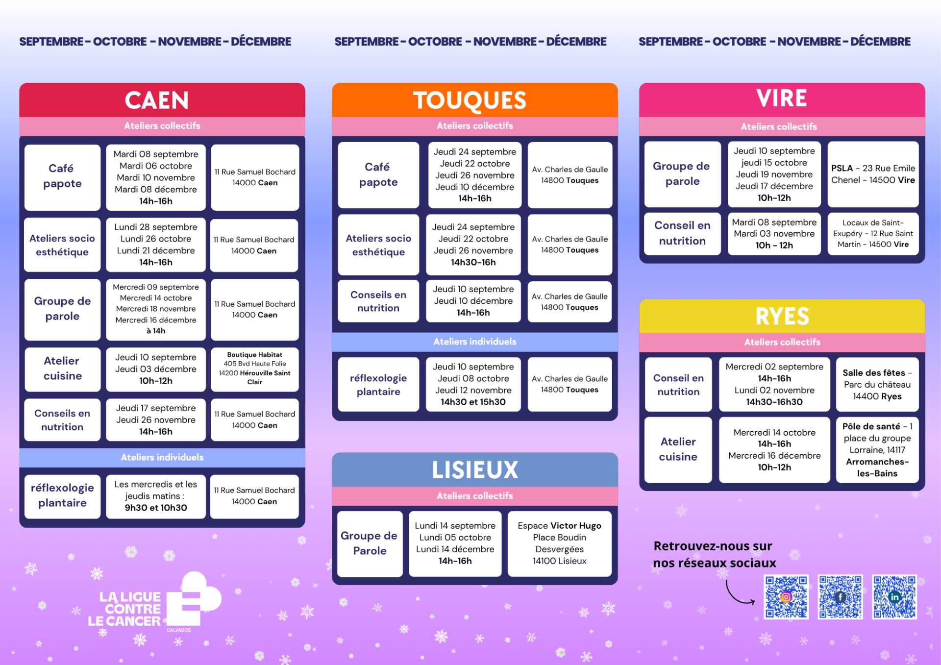 planning fin année 26