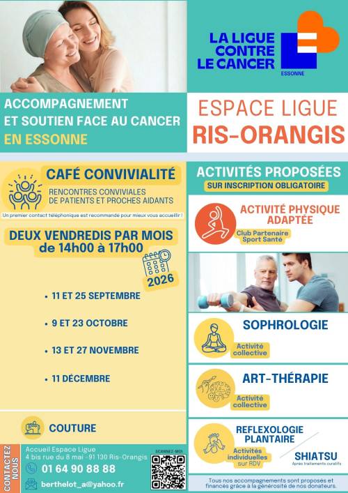 Affiche Espace Ligue Ris Orangis 2026