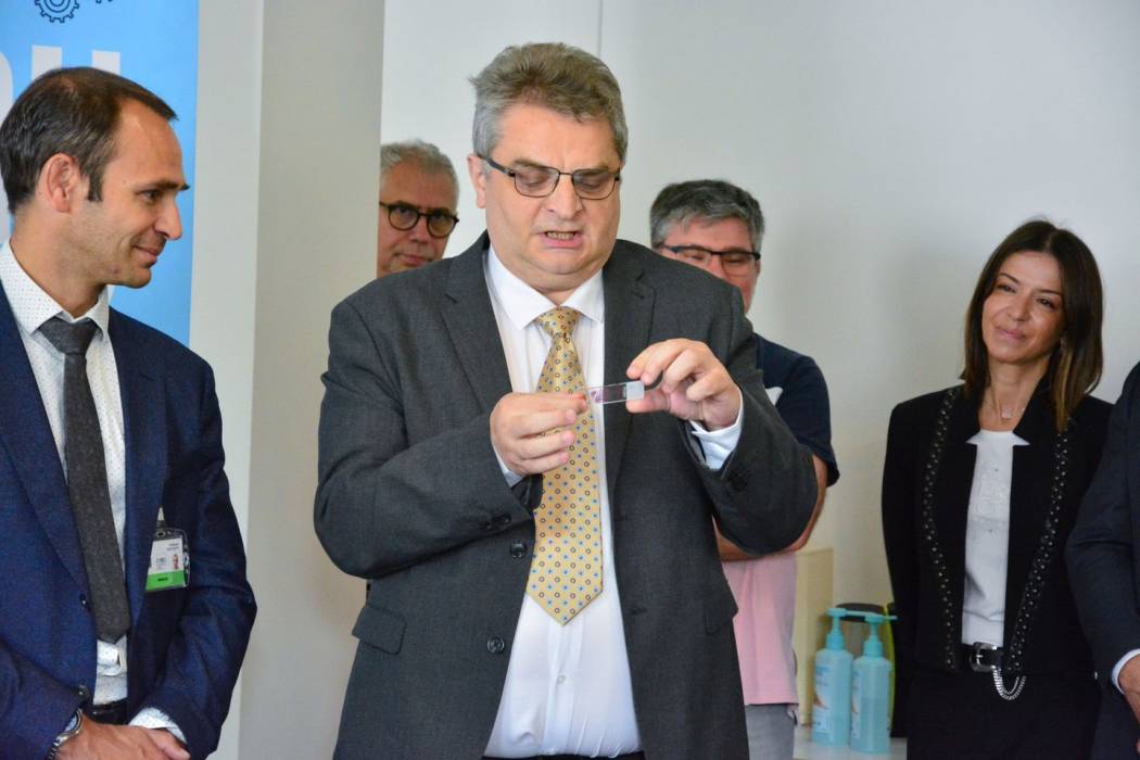 Inauguration  du tout nouveau scanner de lames histologiques au CHRU de Nancy.