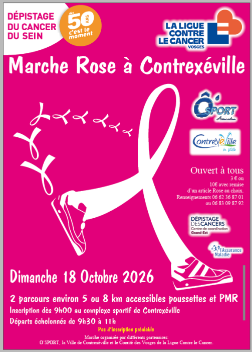 Marche Rose Contrexéville
