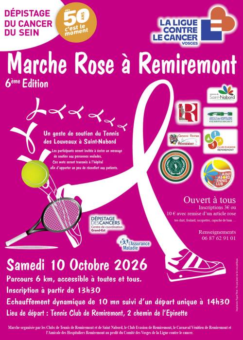 Marche Rose à Remiremont