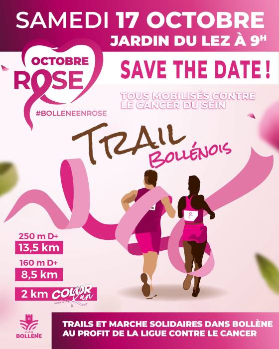 affiche trail bollénois