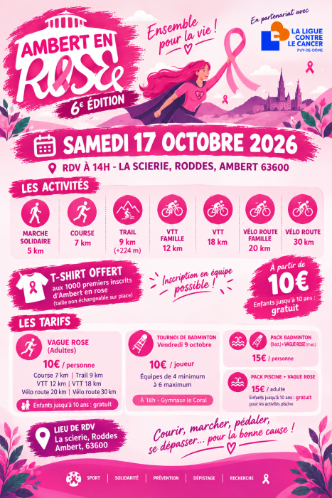 Ambert en rose programme