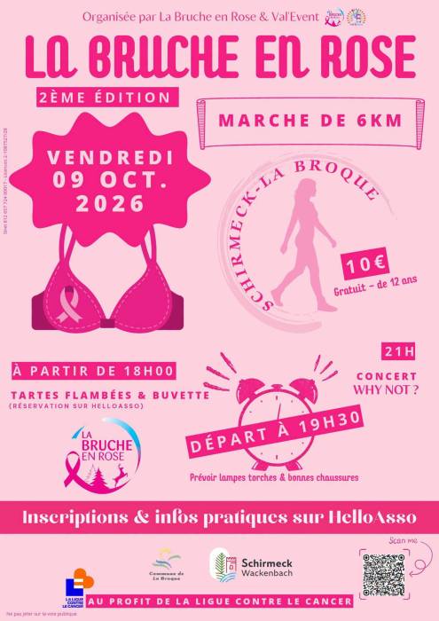 Bruche en rose
