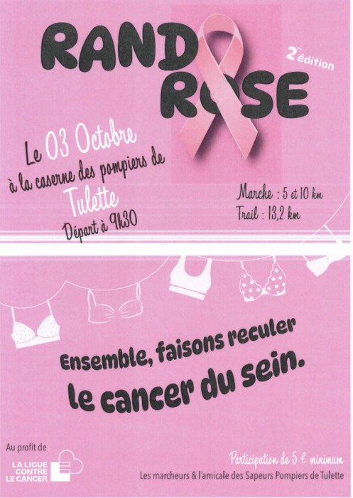 RANDO COURSE ROSE TULETTE