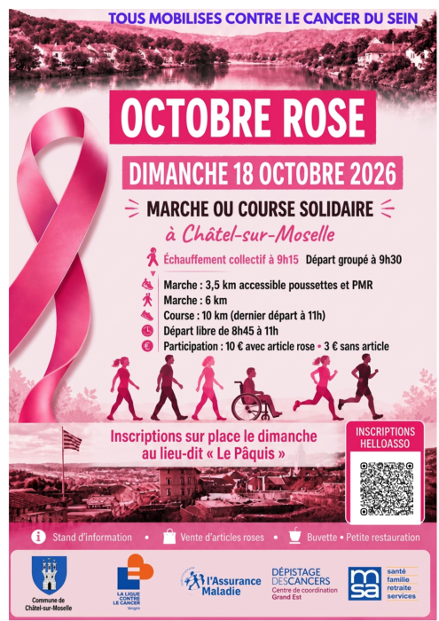 Marche Rose Châtel-sur-Moselle