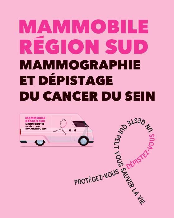 mammobile région sud affiche 