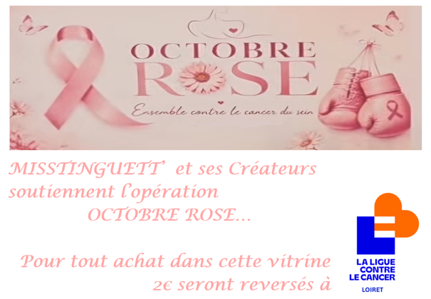 Misstinguett et ses créateurs soutiennent Octobre rose 26