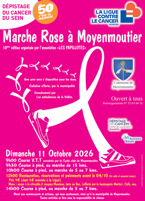 Marche Rose Moyenmoutier