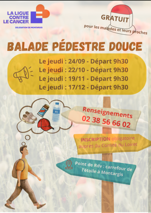 Balade pédestre douce Montargis