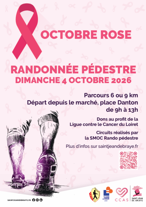 Randonnée pédestre par la SMOC Rando pédestre St Jean de Braye