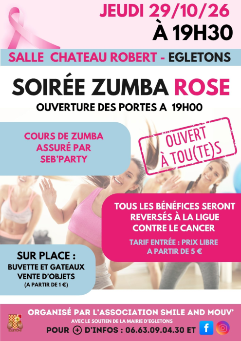 Affiche Zumba Egletons 2026