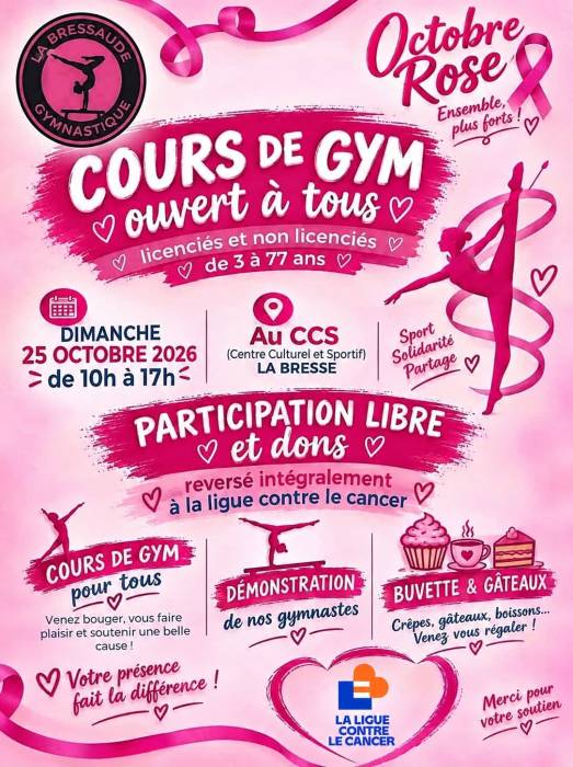 Cours de gym à La Bresse