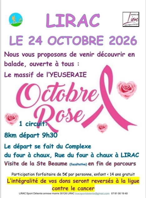 octobre rose lirac