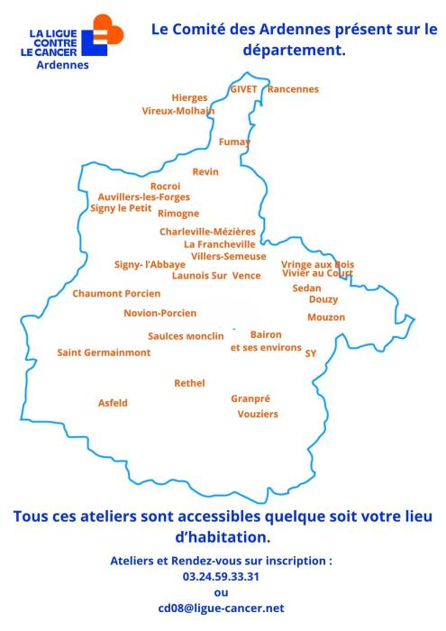 Carte Ardennes