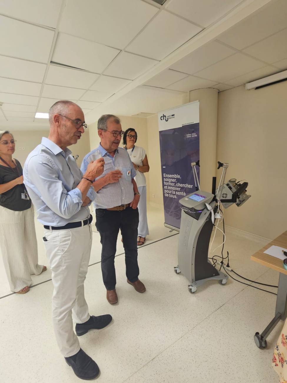 inauguration PBM CHU ST Etienne