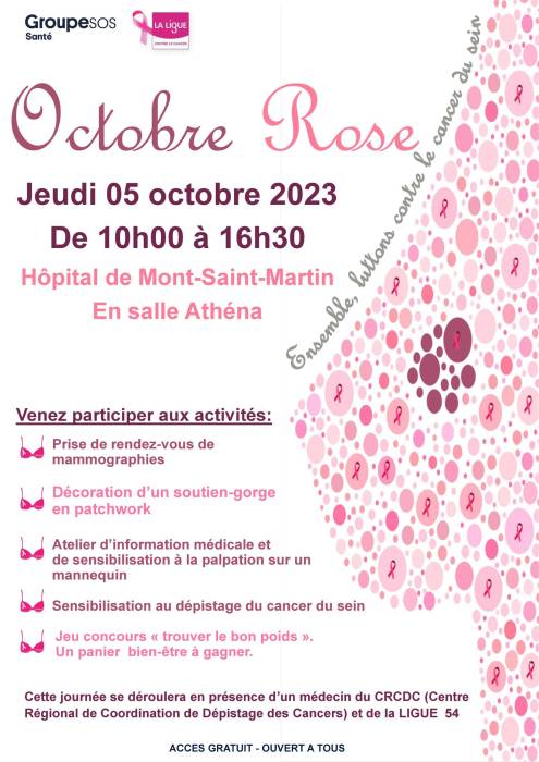 Octobre Rose - Pays Haut