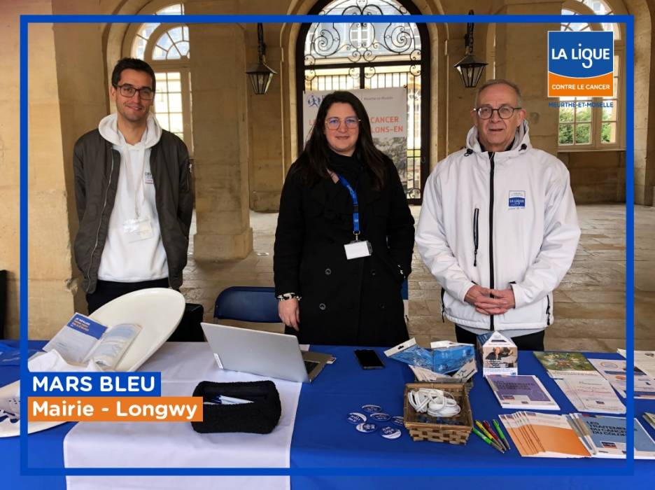 Cancer colorectal au marché à Longwy Haut