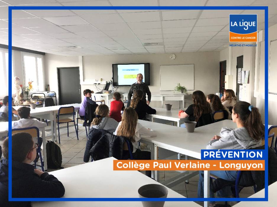 Journée de sensibilisation au Collège Paul Verlaine à Longuyon