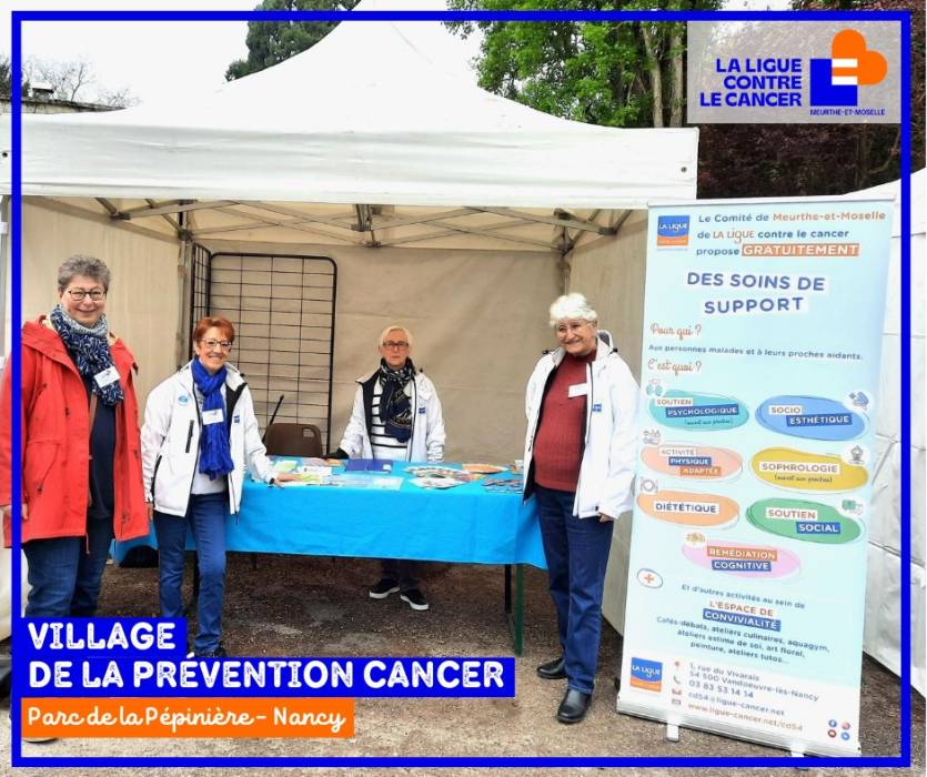 Village Prévention Cancer au Parc de la Pépinière à Nancy Village Prévention Cancer au Parc de la Pépinière à Nancy