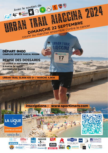 Affiche urban trail 2024