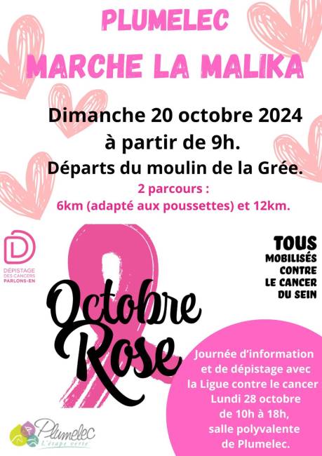 Marche "La Malika" - Octobre Rose