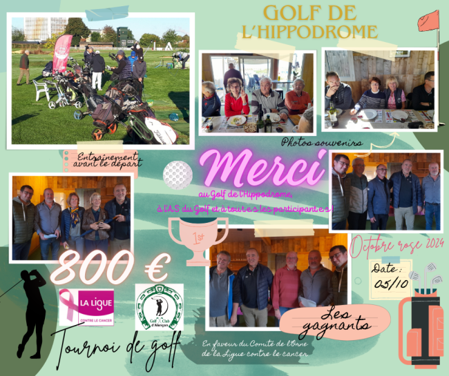 golf rose de l'hippodrome 2024