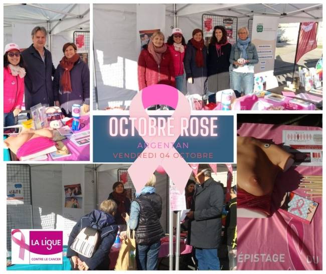 marché argentan - octobre rose 2024