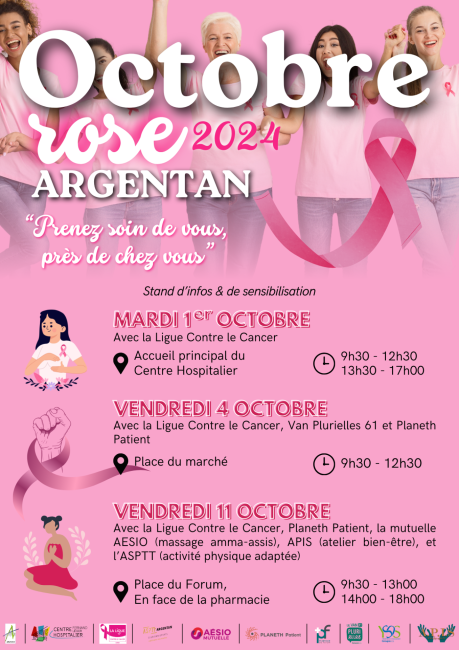 argentan- octobre rose