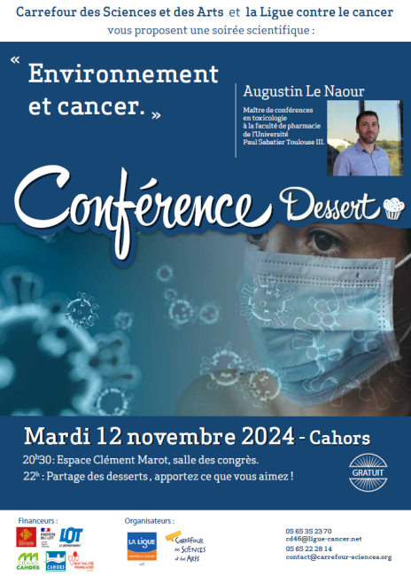 affiche conférence Environnement et cancer