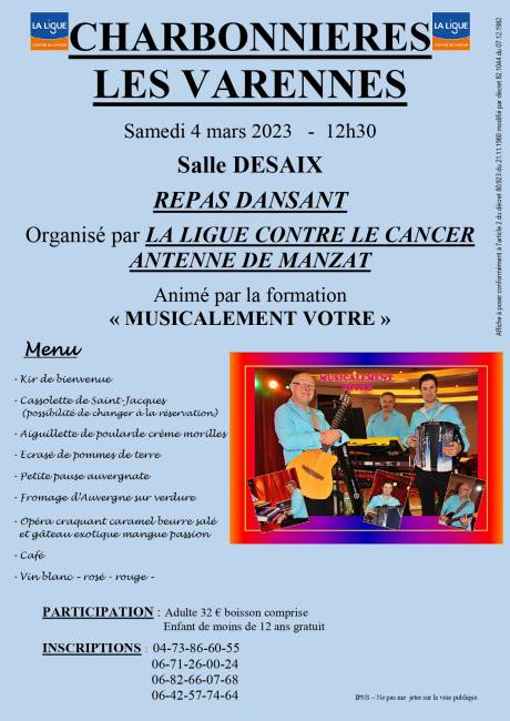 Affiche Repas Dansant 