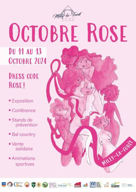 milly la foret programme cancer du sein octobre rose 2024