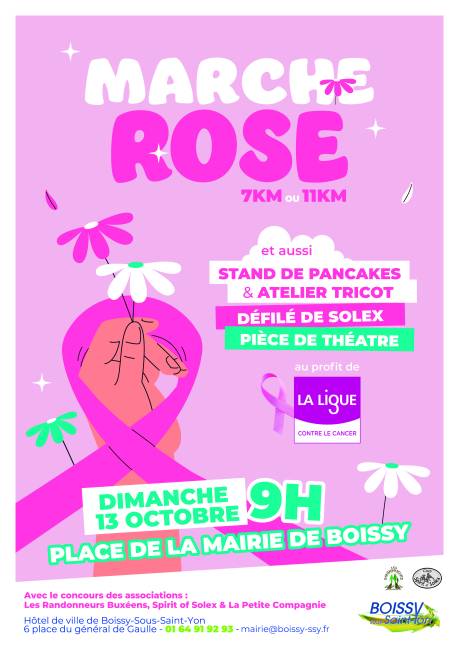 octobre rose 2024 boissy sous st yon